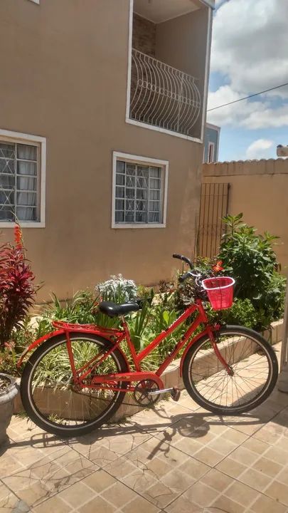 Bicicleta feminina aro aeros26 reforçado rolamentado pneus bons deprocedencia  - Foto 4