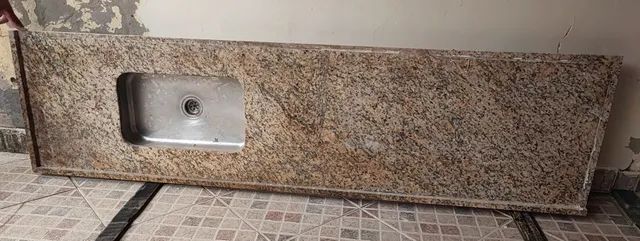 Bancada Granito + Cuba em INOX + VÁLVULA - Foto 4