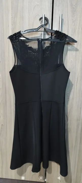 Vestido preto com renda - Foto 2