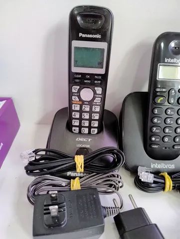 Telefone sem fio Panasonic e Intelbras  - Foto 2
