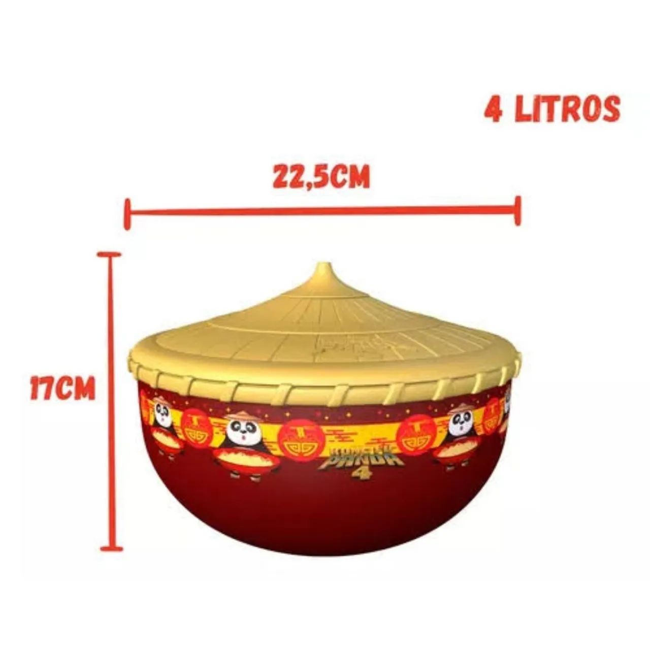 balde de pipoca kung fu panda 4 moviecom cinesystem dreamworks filme nerd geek cinemark - Foto 2