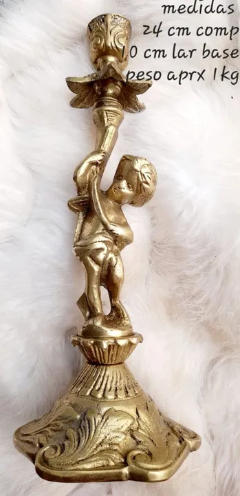 Castiçal antigo em Bronze