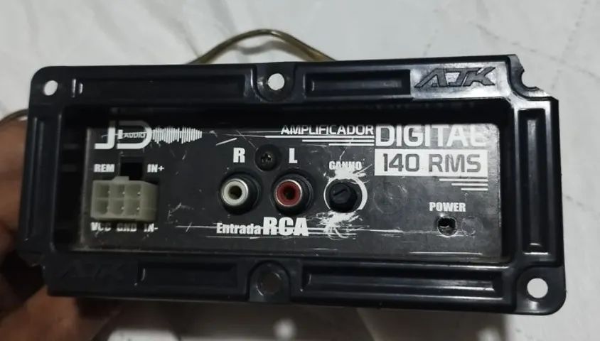 Amplificador de som 250wats 140rms