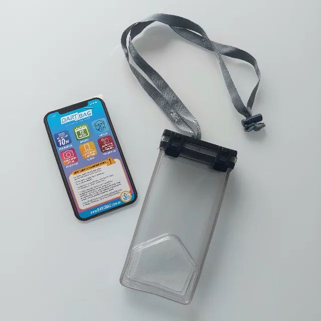Capa Impermeável Celular Dartbag (fica em pé ou deitada para fotos) Com Visor Ótico