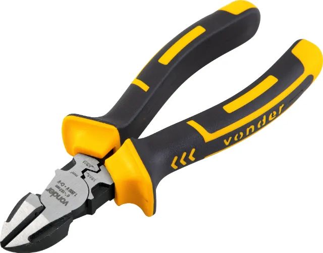Alicate corte diagonal 6", para eletricista, com isolação até 1.000 V, VONDER 