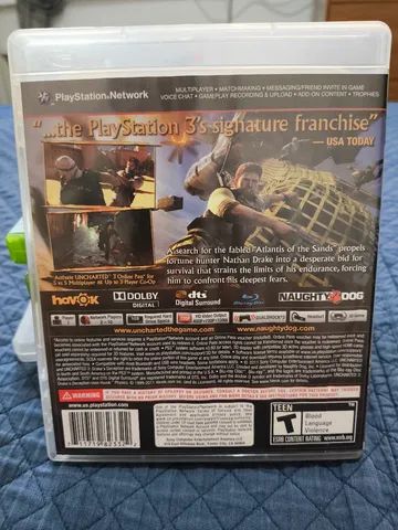 Uncharted 3: Drake's Deception<br>PS3 Original, mídia física. - Foto 3