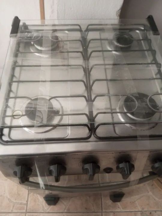 Fogão inox espelhado para gás encanado - Foto 3