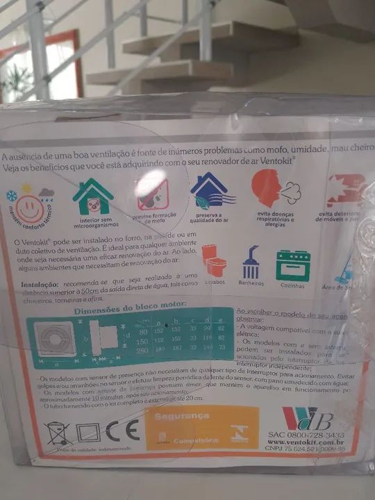 Renovador de Ar Ventokit com Sensor de Presença - Foto 2