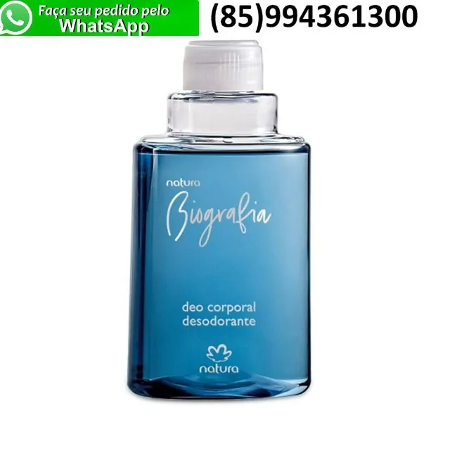Refil Perfume Deo Corporal Homem Clássico Tradicional Masculino Natura 100ml