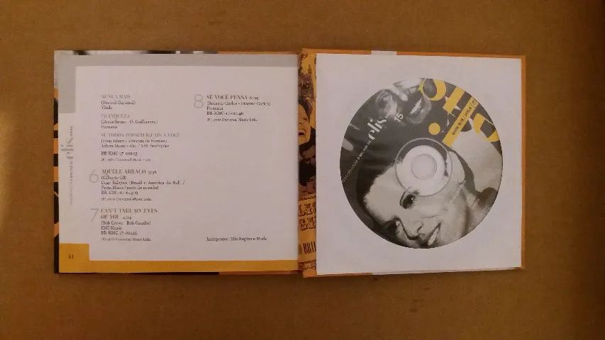 CD  - Ellis/Miele - Show 1970- Coleção Folha  - Foto 3