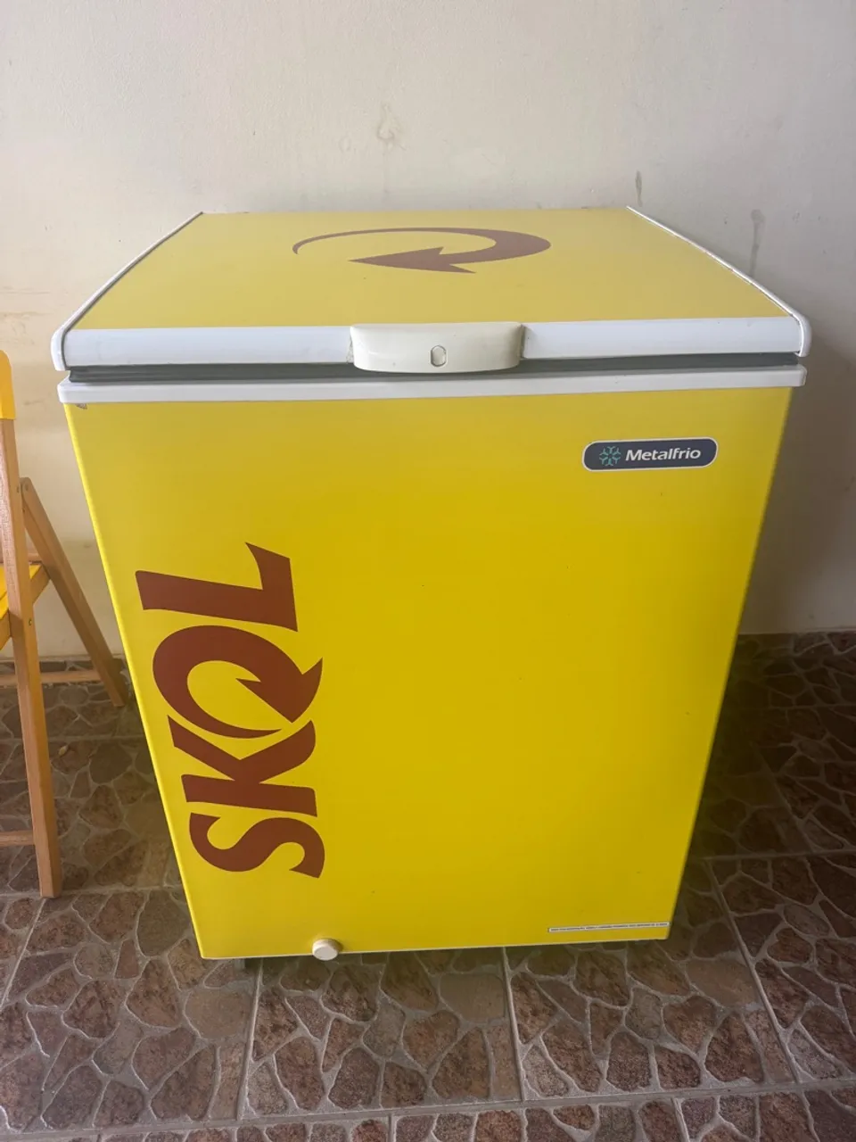 Freezer Horizontal Skol Metalfrio