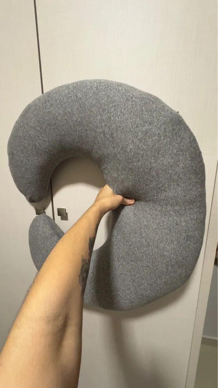 Almofada de Amamentação Kiddo Cinza - Foto 3