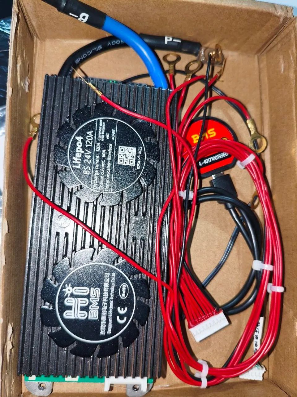 BMS HIBMS 120A 24V 8S PARA LIFEPO4 