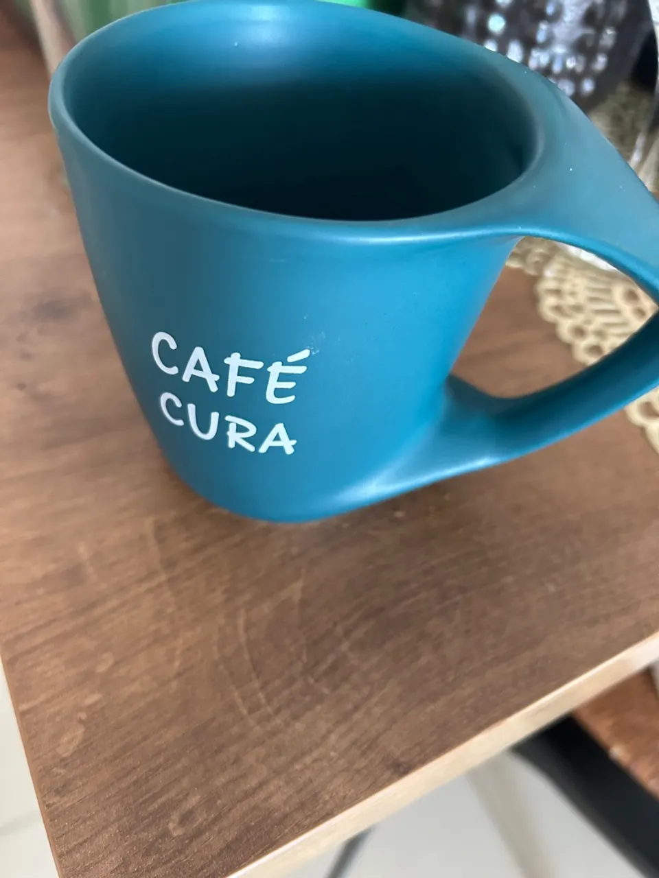 Caneca cerâmica Papel Craft nova