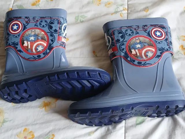 Olx Bota Infantil Capitao America Galocha Infantil Do Capitão