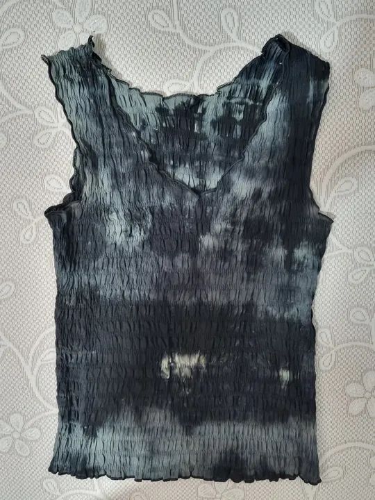 Blusa Tie Dye Cinza e Preta