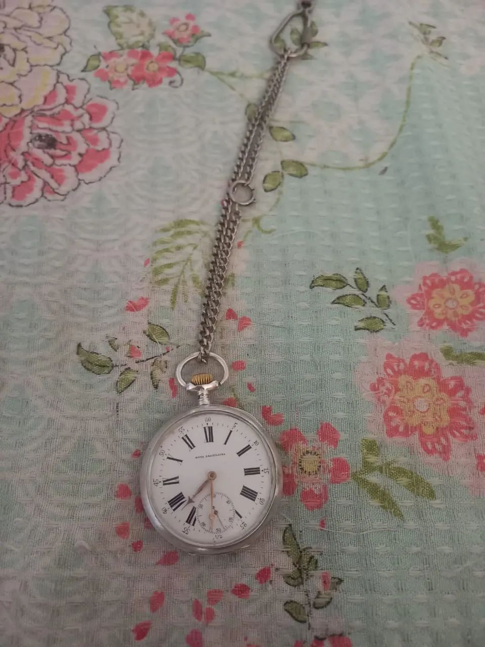 Relógio De Bolso Omega Nova Brasileira