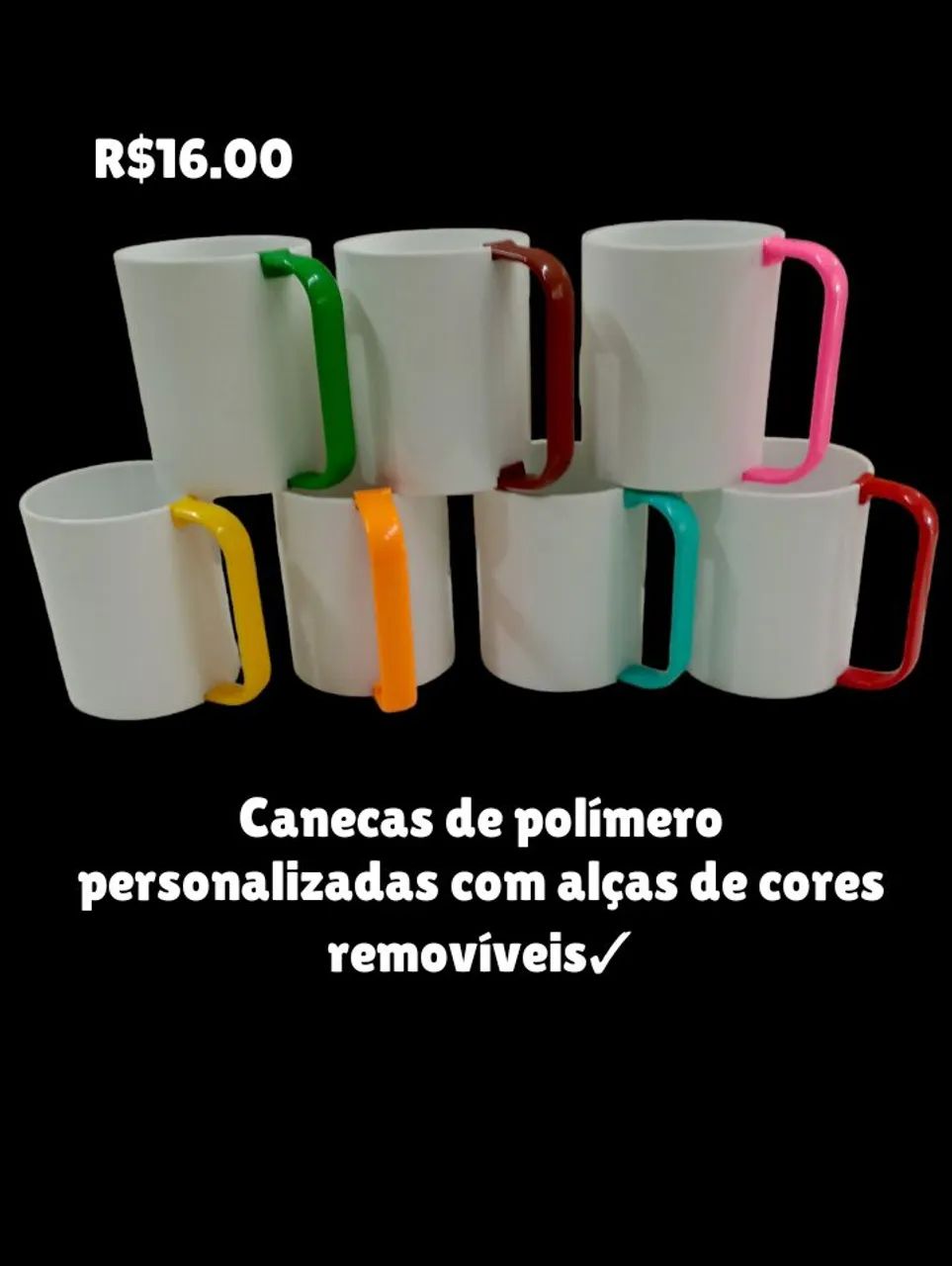 Caneca de Polímero Personalizada - Foto 2
