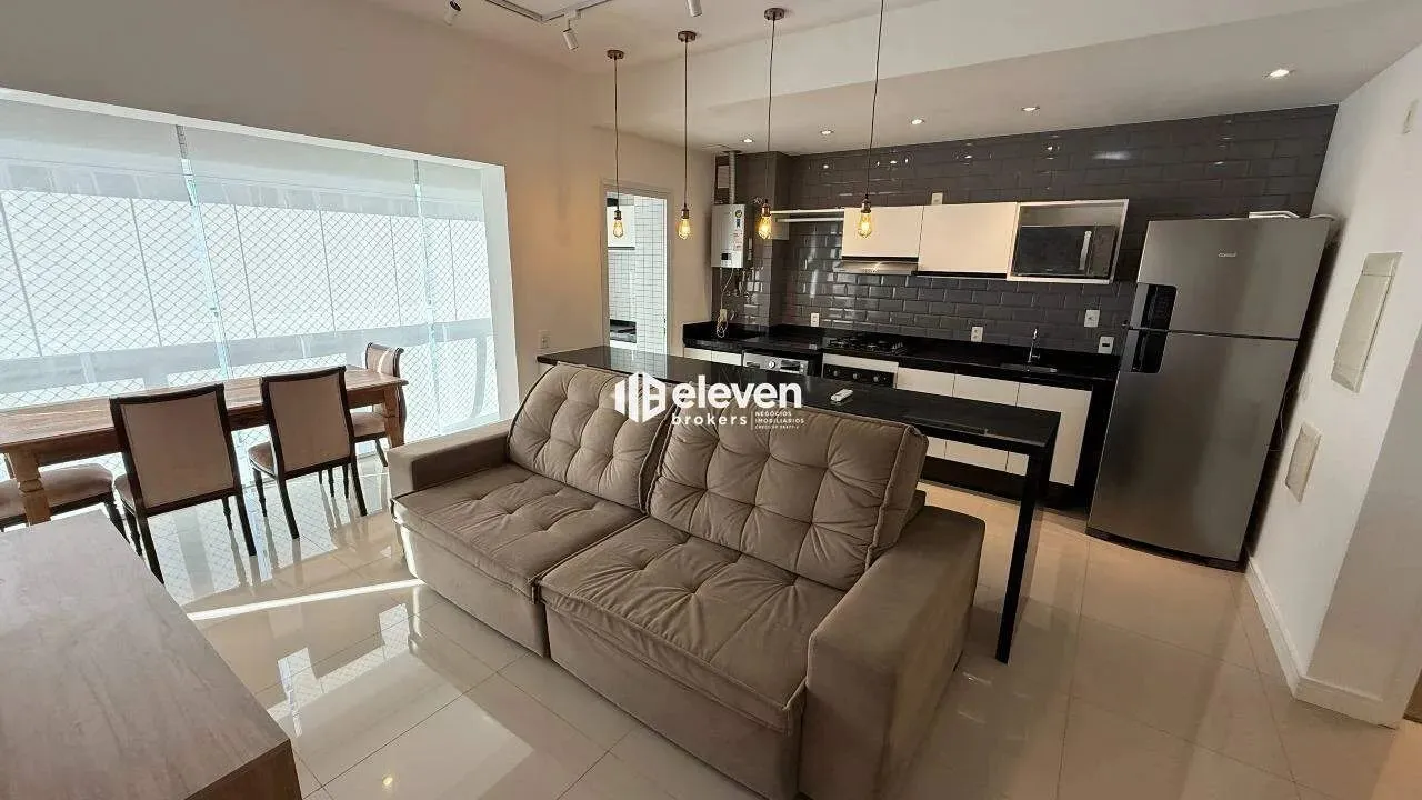 Apartamento Mobiliado para Aluguel | 1 Suíte | Andar Alto | 57m² | 1 Vaga | Gonzaga | Sant