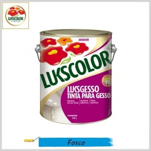 Tinta para Gesso LuksGesso Lukscolor 3,6l branca - Foto 3