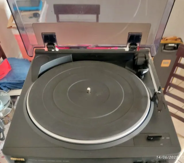 Toca Discos Vinil Aiwa Px E850 Não Liga E Sem Agulha (leia) Preto
