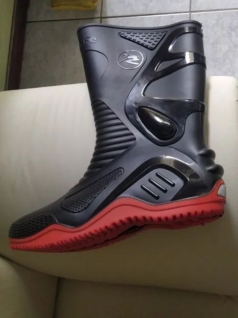 Bota de Motociclista Preta 38 - Foto 2