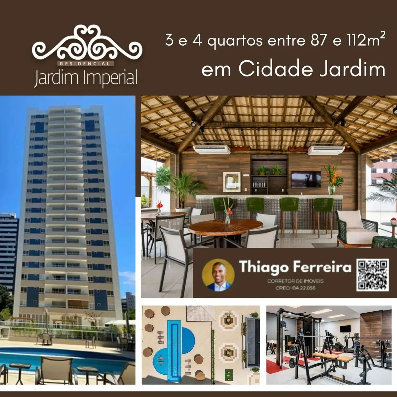 Jardim Imperial, 3 E 4 Quartos Com Suíte, Unidades Entre 87M² E 112M² E 2 Vagas De Garagem - Foto 2