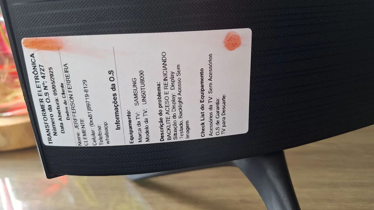 TV Smart Samsung 50 - Retirada de Peças  - Foto 4