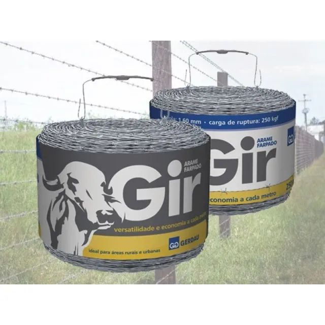 Arame Farpado Gerdau 250 mts e 500 mts - Foto 3
