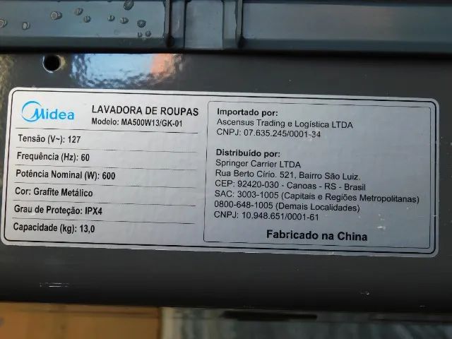 Lavadora de Roupas 127V Midea - MA500W13/GK-01 (Retirada de Peças) - Foto 4