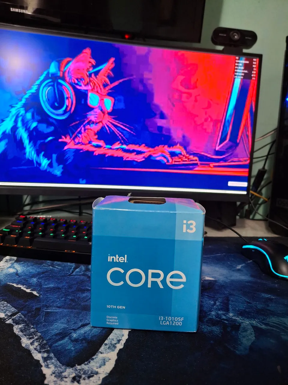 Processador Intel Core i3-10105F - 10ª Geração