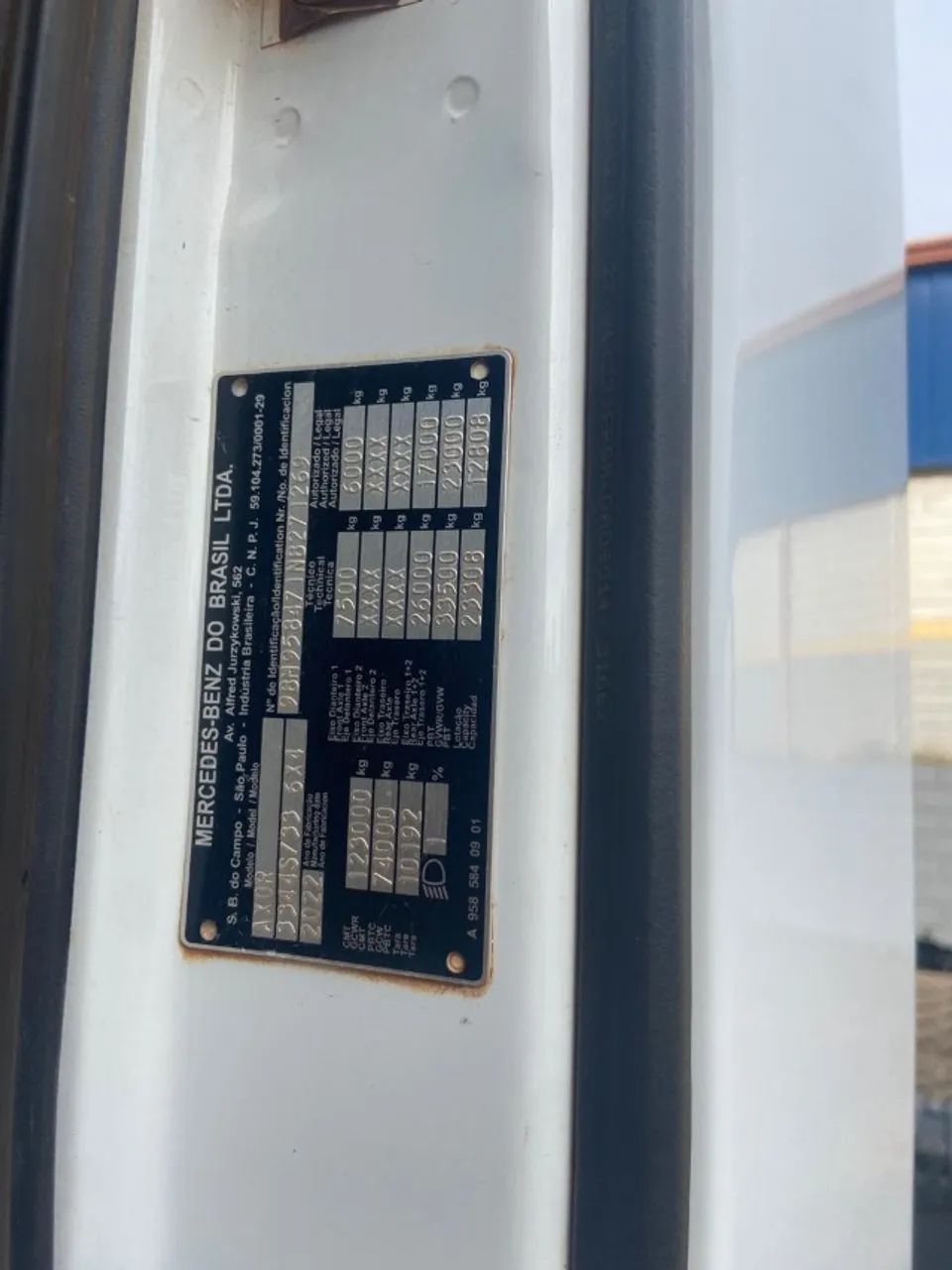 Mercedes Benz Axor 3344 ano 2022 apenas 146.000 kms - Foto 9