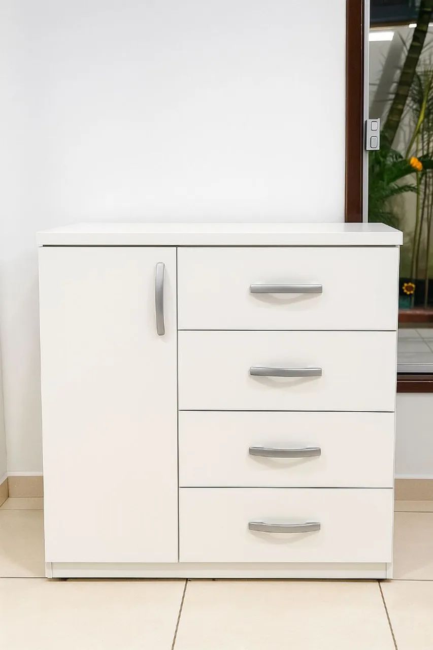 Cômodas para quartos em MDF - Até 3x s/ Juros