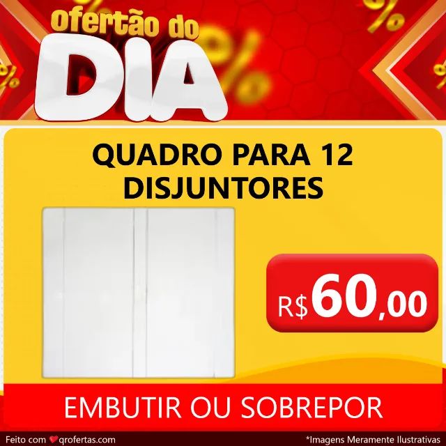 QUADRO ELETRICO PARA 12 DISJUNTORES  ( Quadro elétrico para 12 disjuntores )  - Foto 5