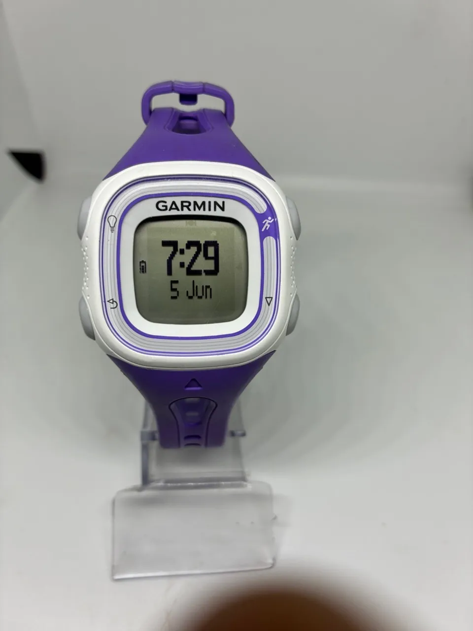 Relógio Garmin forerunner 10Esportivo - Roxo com Branco