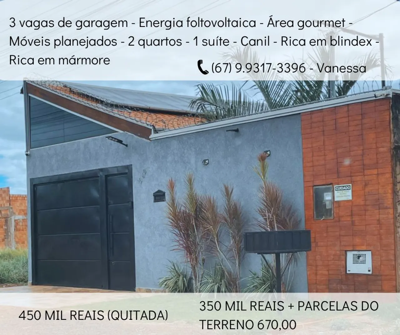 Linda casa com planejados 