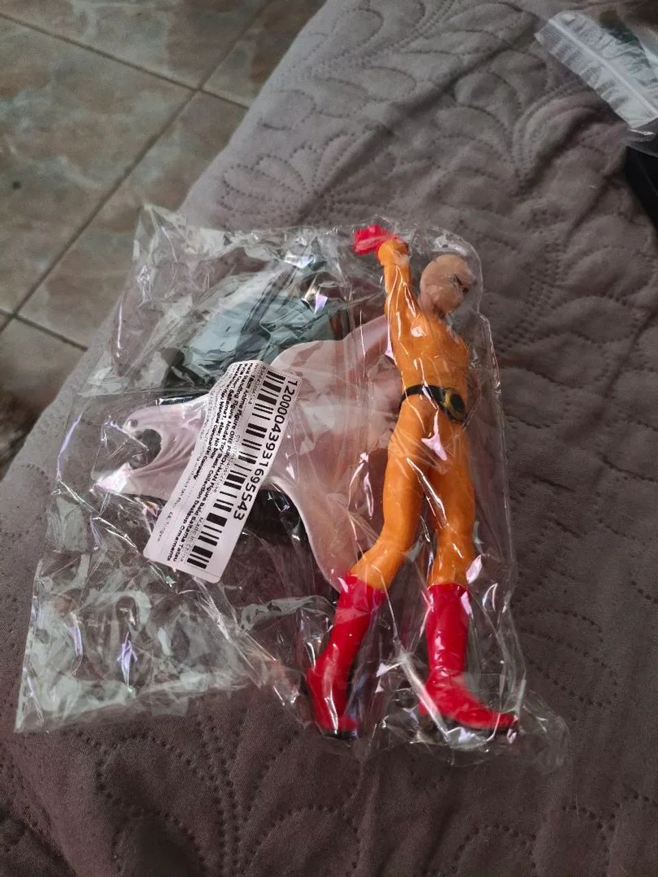 Boneco one punch man Saitama top zero coleção  - Foto 5