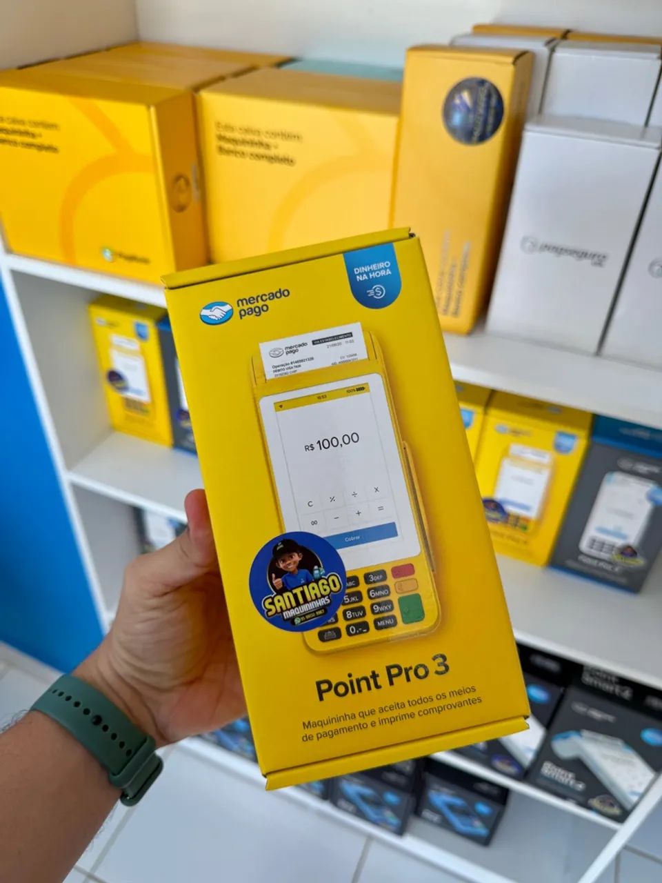 Point Pro 3 - Máquina de Cartão Mercado Pago