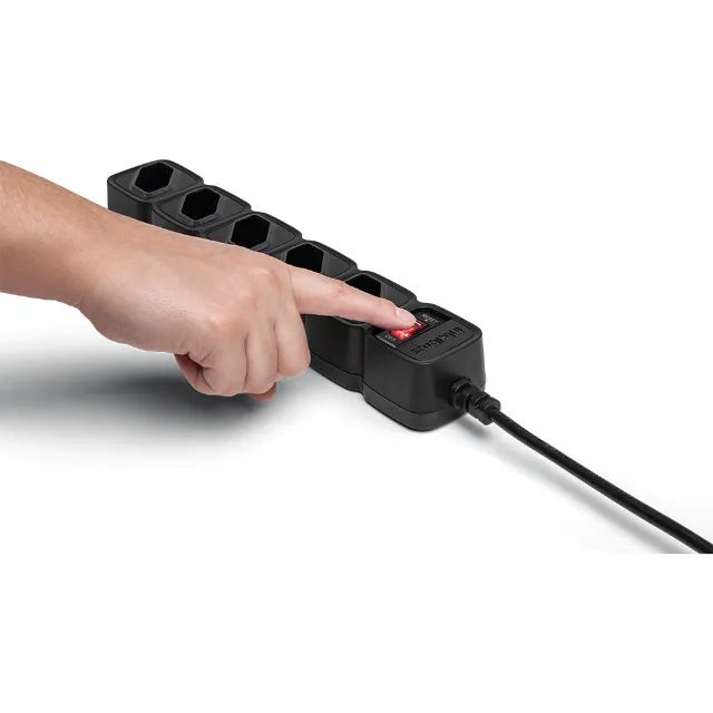 Filtro De Linha extensão Intelbras 5 Tomadas Epe 205 Br Preto Bivolt - Foto 6