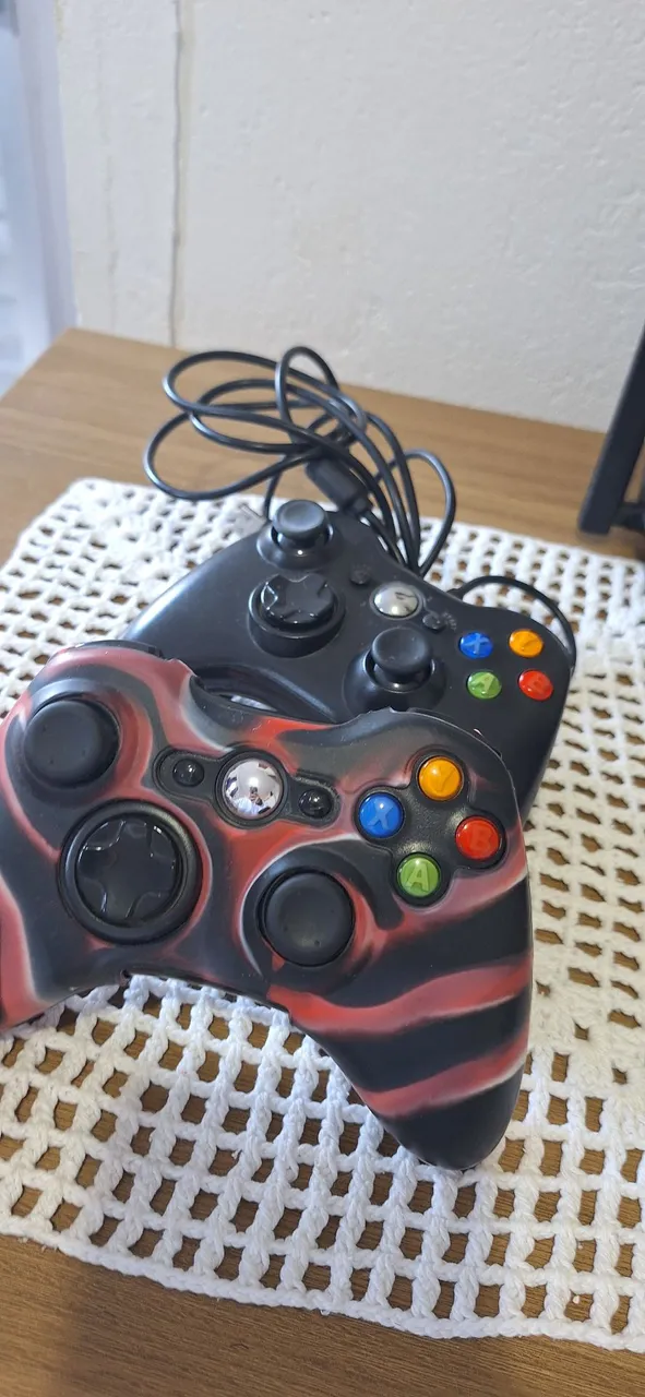 2 controles xbox 360
