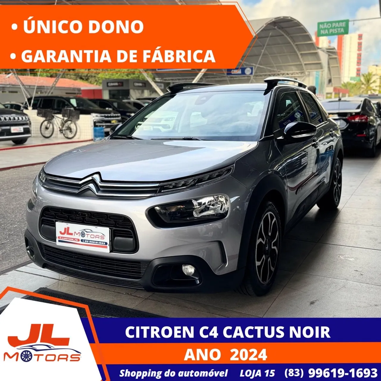 Citroen C4 Cactus Noir THP 2024