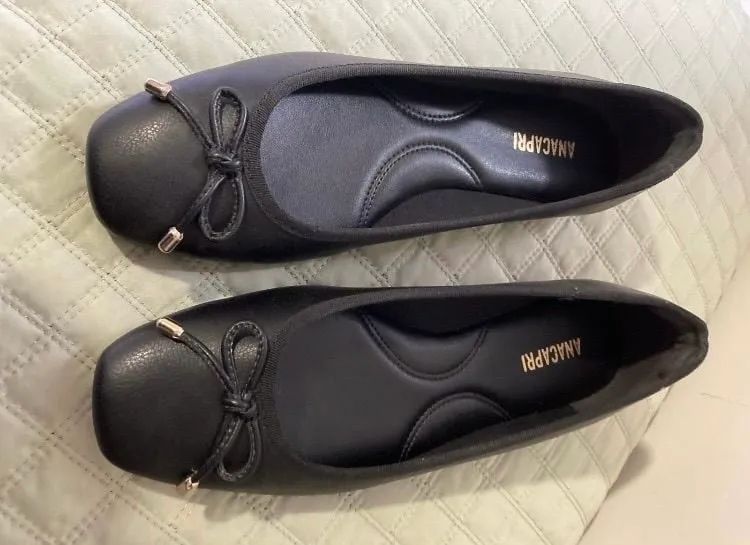 Sapatilha Ana Capri Preta - Foto 2