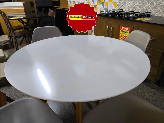 Mesa Redonda com 4 Cadeiras ENTREGAS EM ATÉ 24h! - Foto 2
