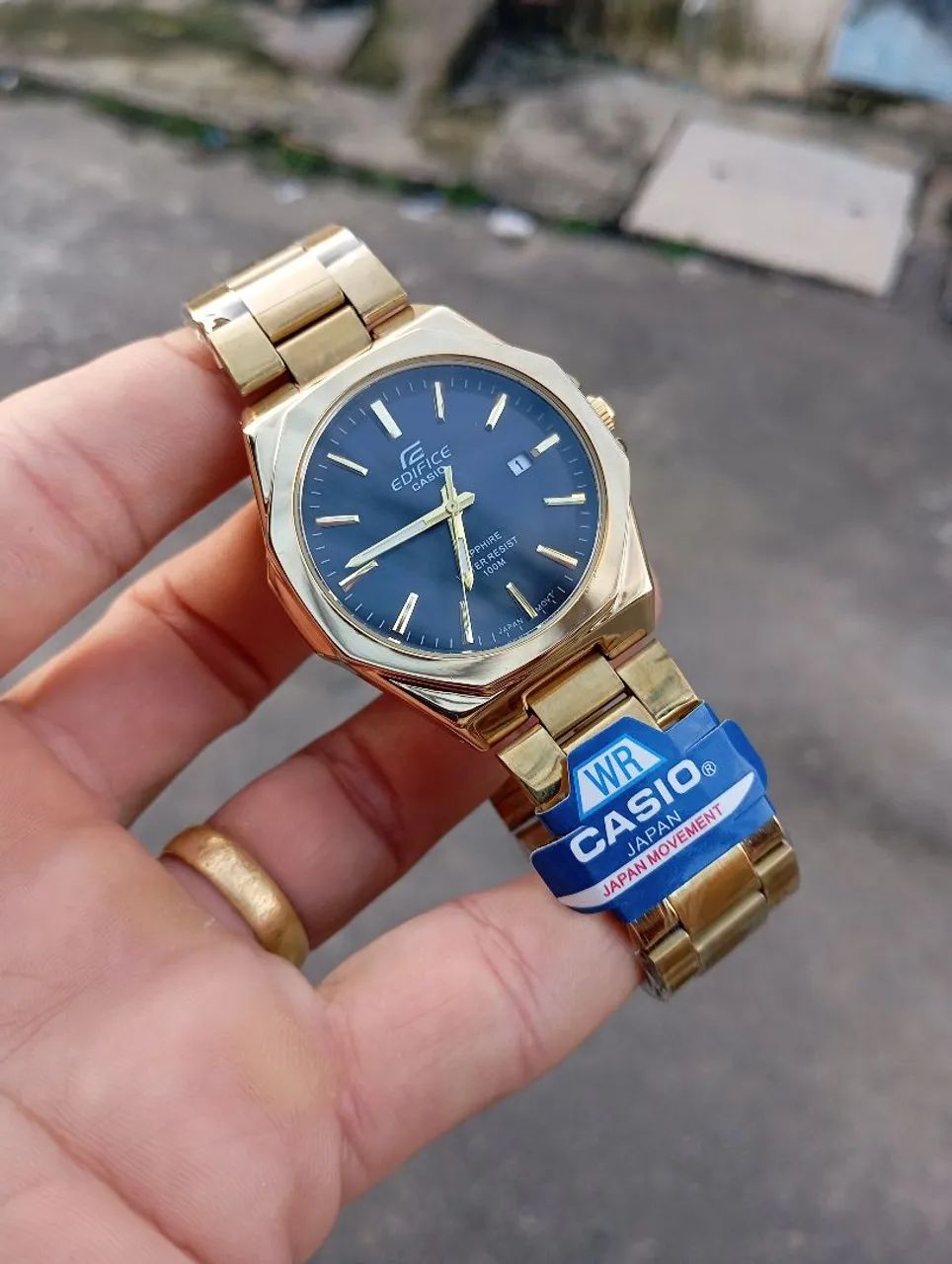 Relógio Casio Edifice Dourado - Novo e Premium 