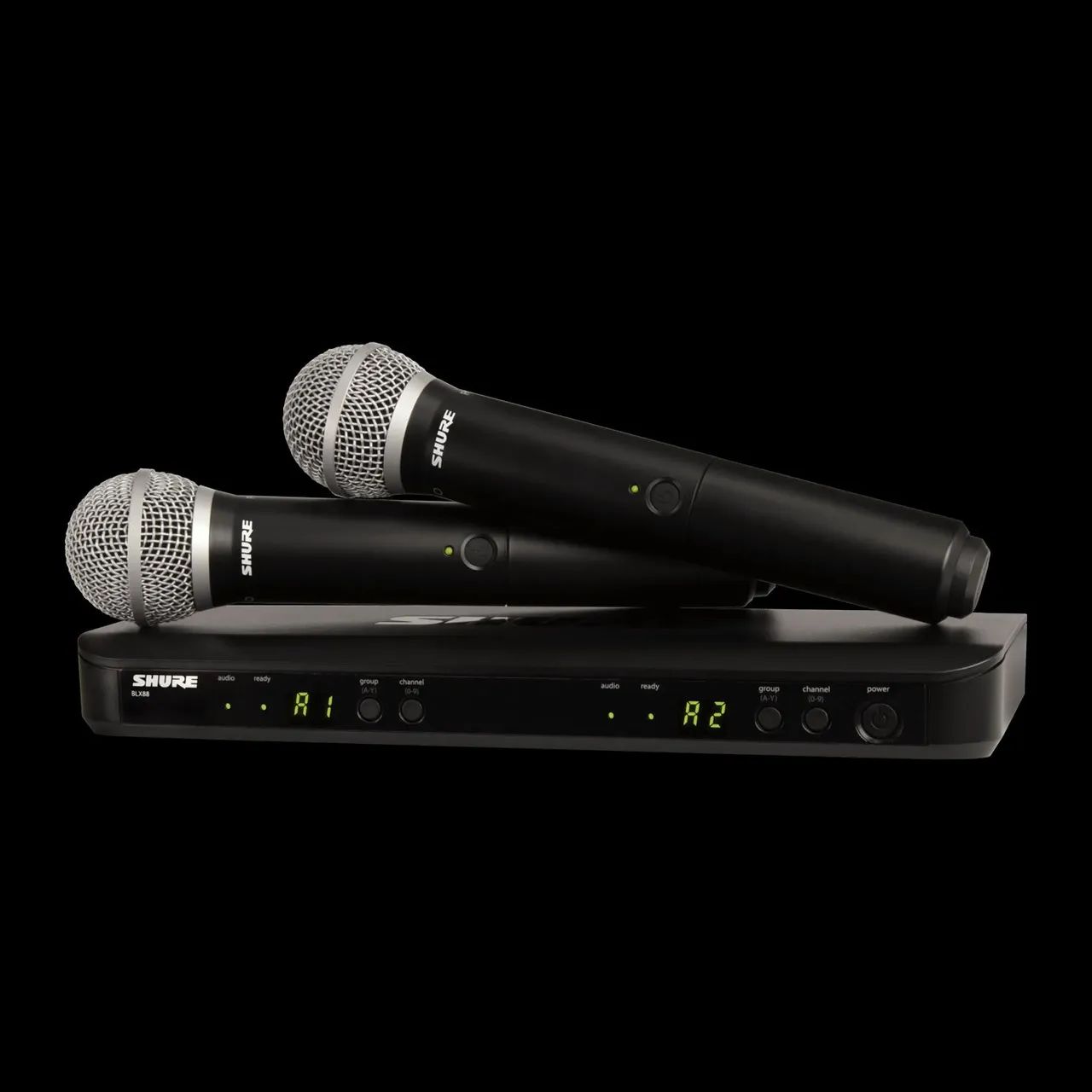 Microfone Sem Fio Duplo Shure BLX288br/pg58 M15 - Foto 3