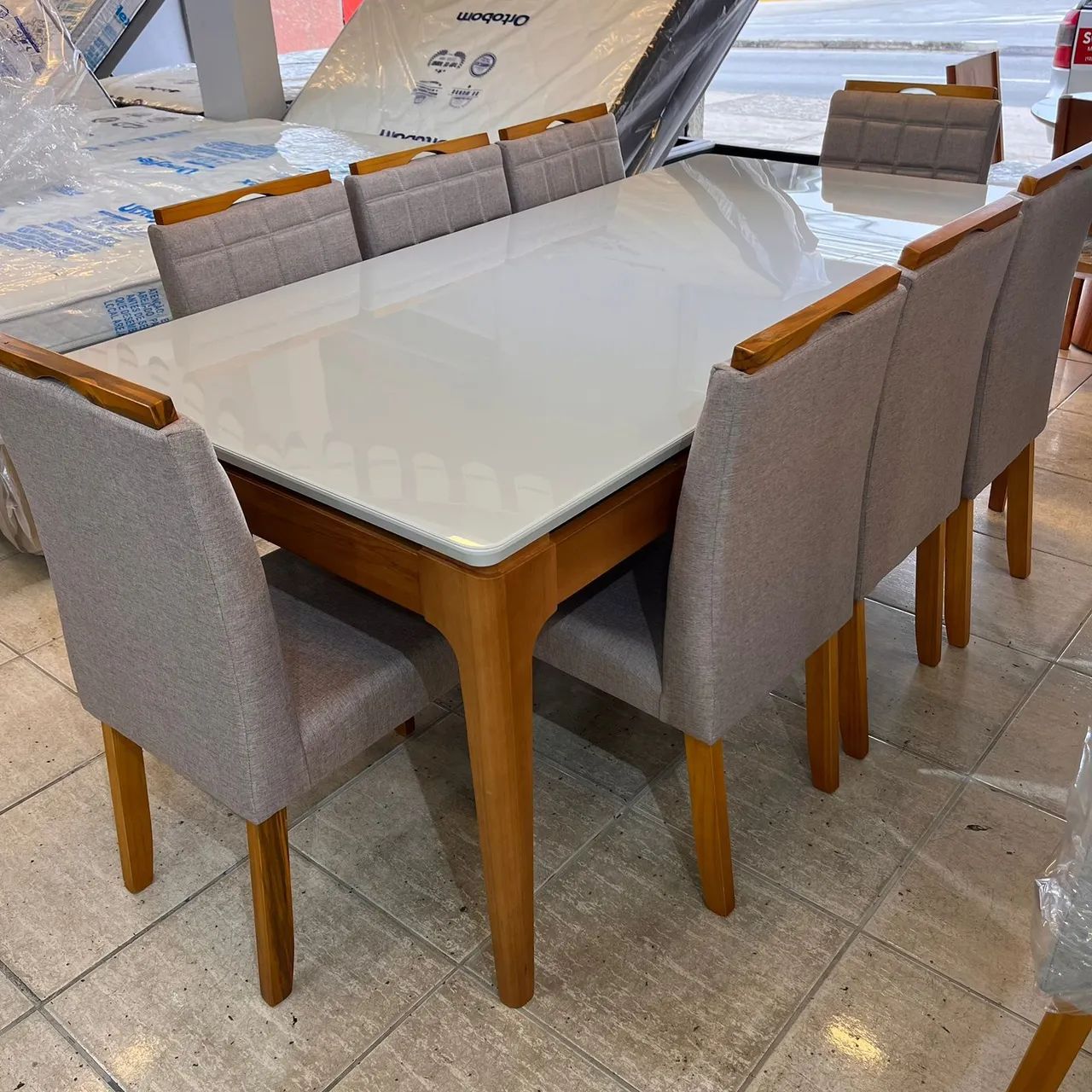 MESA DE JANTAR LINDÍSSIMA+8 CADEIRAS - Foto 3