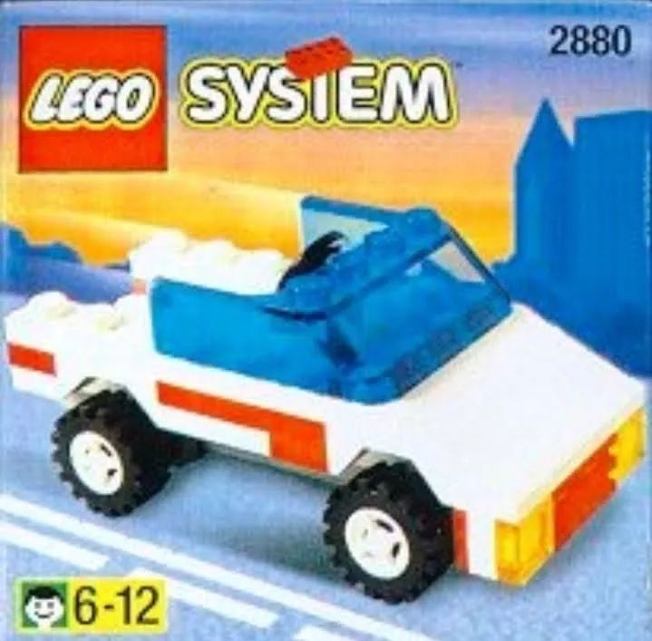 Lego System 2880 Open-Top Jeep