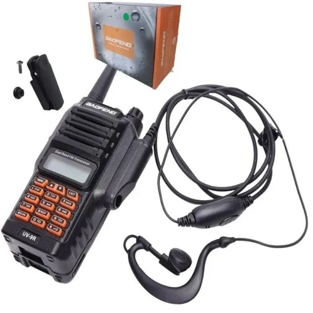 2 Unidades Radio Comunicador Baofeng UV9R Walk Talk Longo Alcance Dual Band - Foto 2