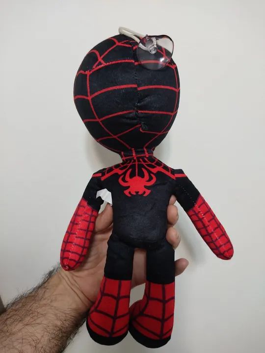 Pelúcia Homem-Aranha Miles Morales 31cm - Foto 5