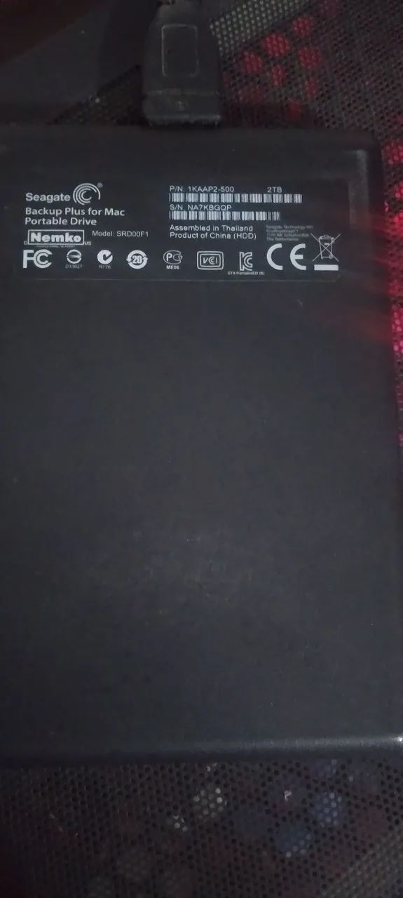 Hd externo  da seagate 3.0 2tb - Foto 2